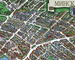 Минск - карта города